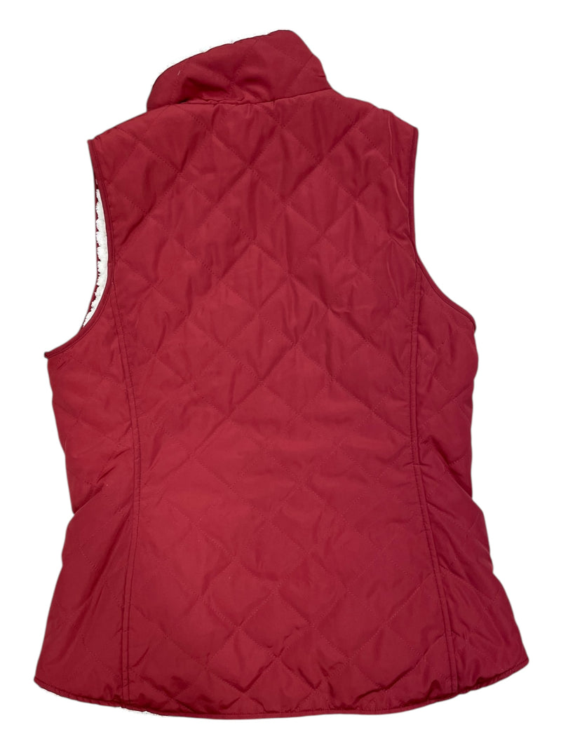Ariat Reversible Vest - Red/Cream - S - USED