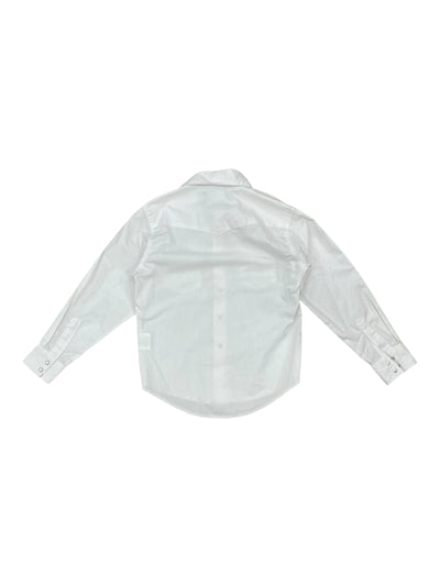 Wrangler Snap Button Up - White - Est. Youth L - USED