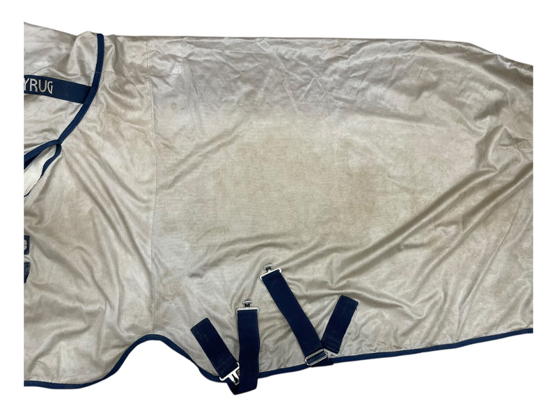 Mio Fly Sheet W/ Neck - Silver/Navy - 69" - USED