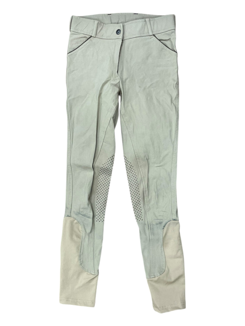 KP Breech - Tan/Brown Piping - Youth 14 - USED
