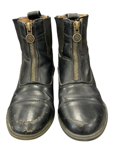 Ovation Paddock Boots - Black - Youth 13 - USED