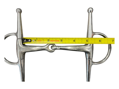 Full Cheek Snaffle - SS - Approx 4 3/4" - USED