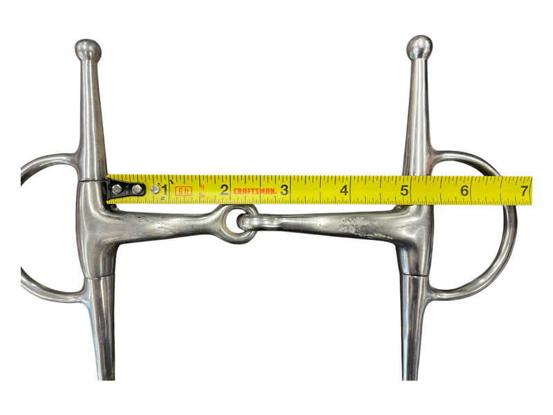 Full Cheek Snaffle - SS - Approx 4 3/4" - USED