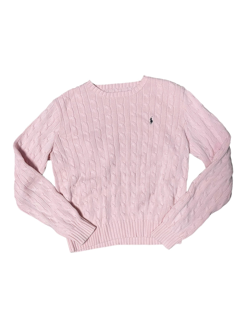 Ralph Lauren Knit Sweater - Light Pink - Est. M - USED