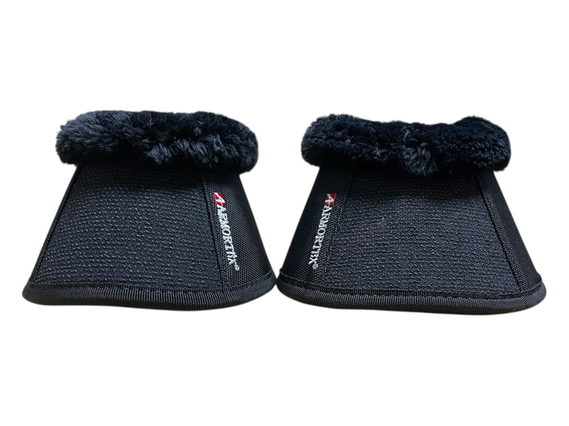 Arma Fleece Trim Bell Boots - Black - F/S - USED
