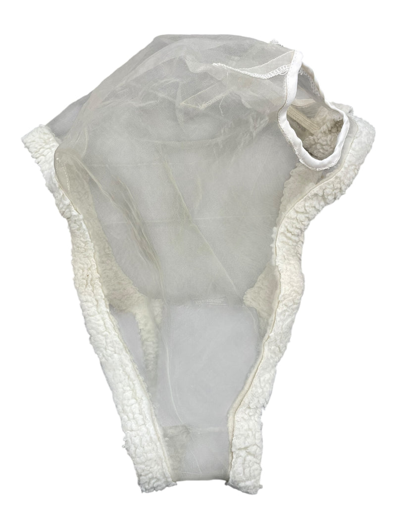 Roma Fly Mask - White - F/S - USED