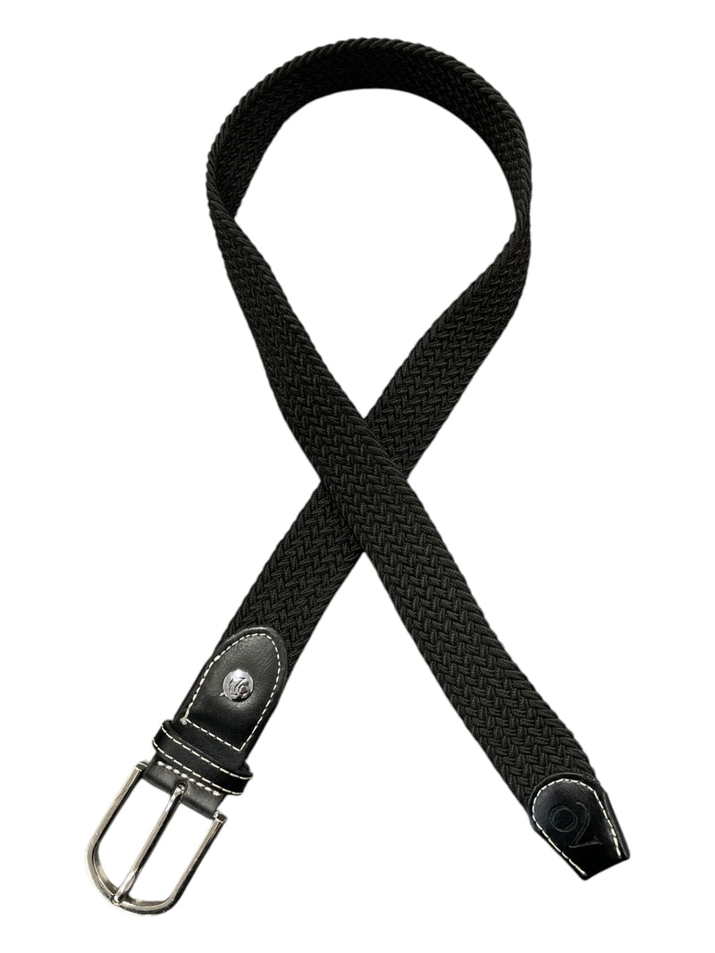 Ovation Braided Stretch Belt - Black - XS (33.5" End-To-End) - USED