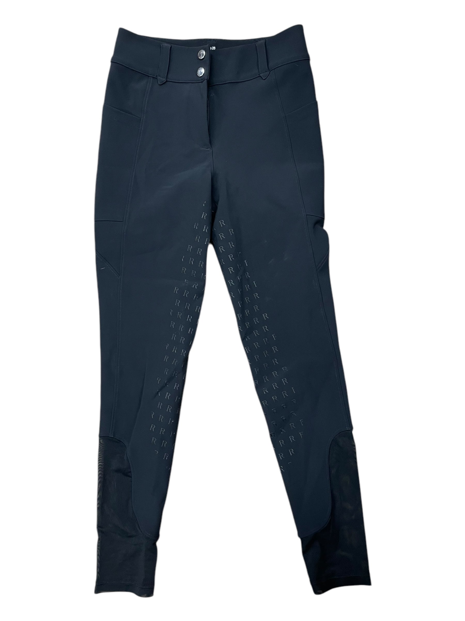 Free Ride FS Breech - Black/White Piping - 26 - USED – Equine Essentials