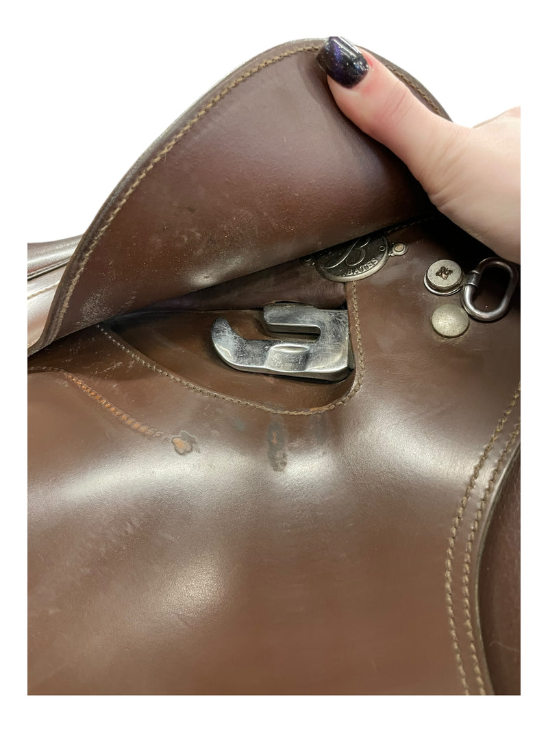 2015 Bates Caprilli CC Saddle - Brown - 43cm (17") - Adj. Gullet - USED
