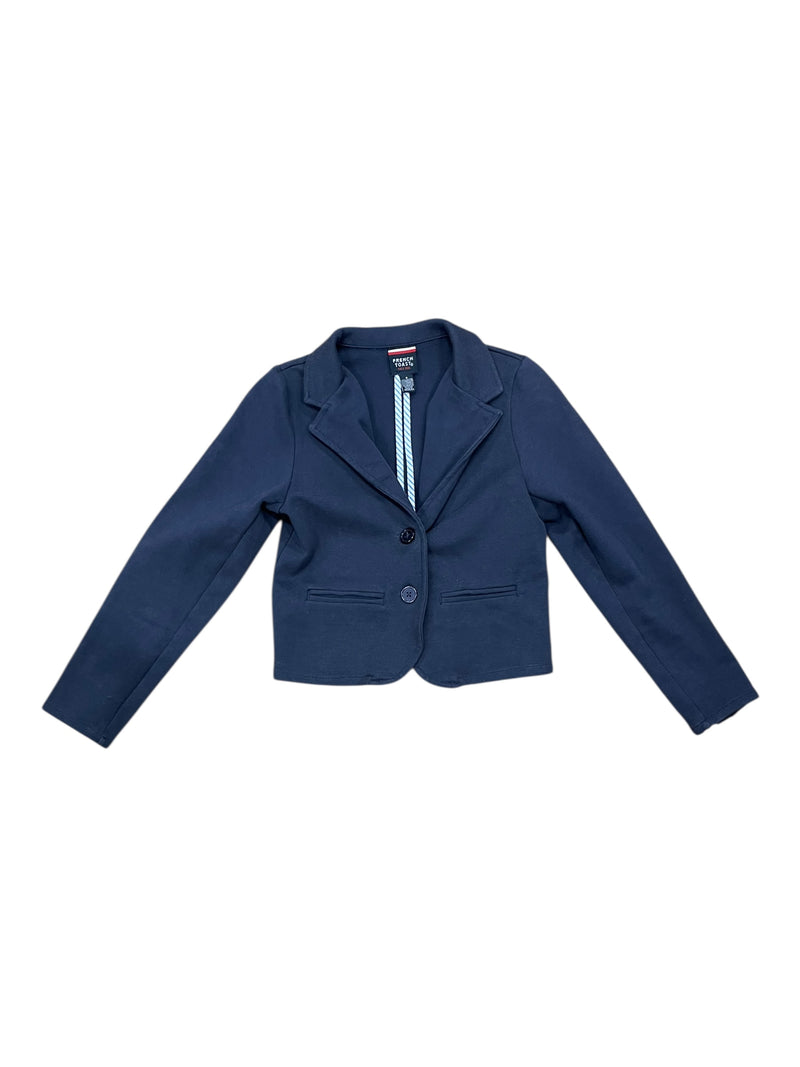 French Toast Blazer/Show Coat - Navy - Youth 8 - USED