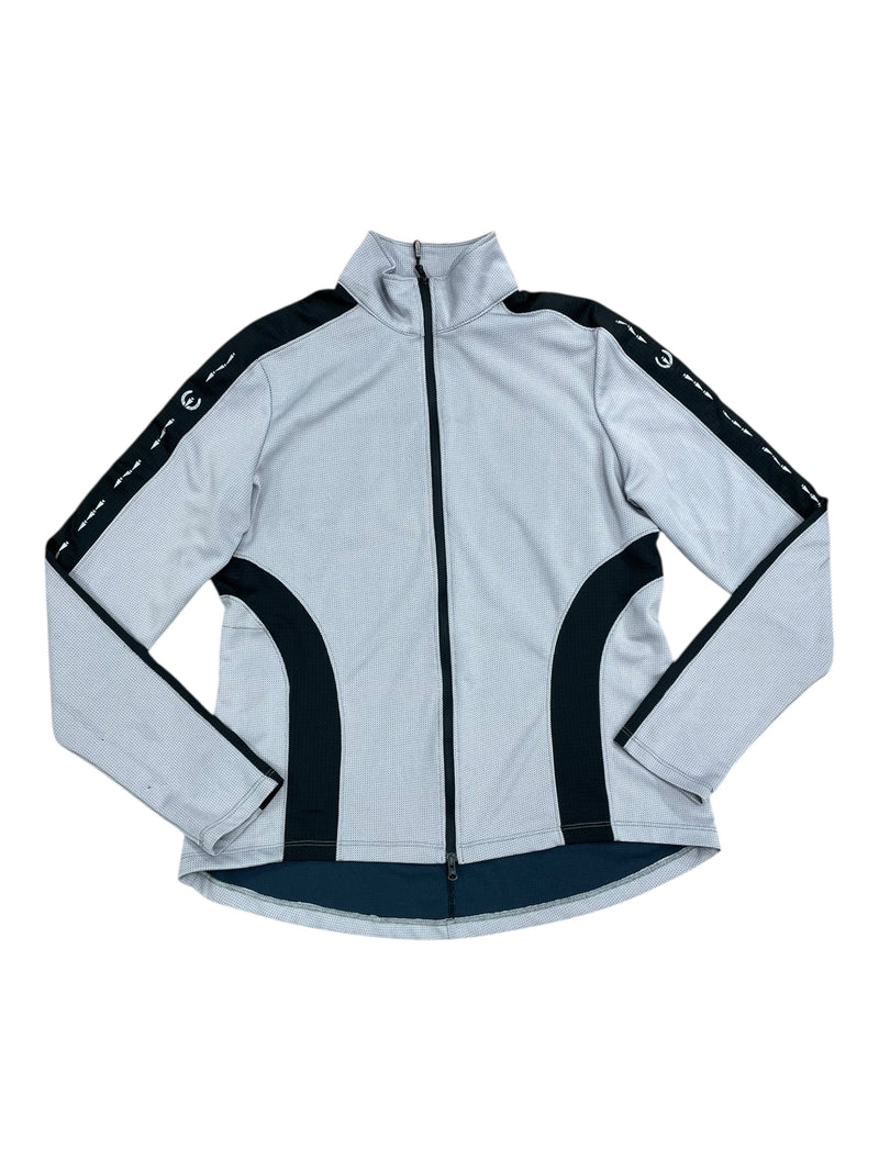 Kerrits Lightweight Zip Jacket - Grey/Black - L - USED