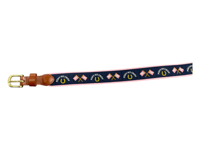 Eliza B Belt - Navy/Pink - 28 - USED