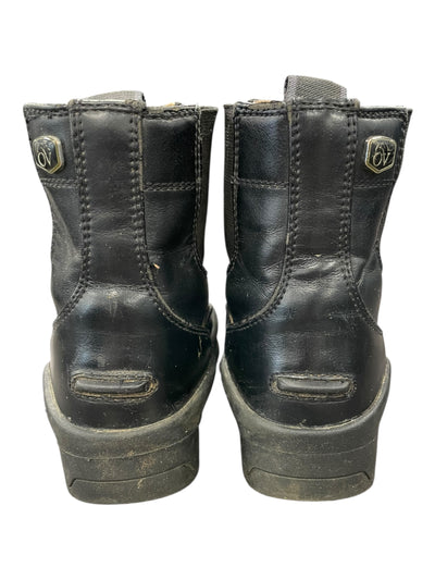 Ovation Paddock Boots - Black - Youth 13 - USED
