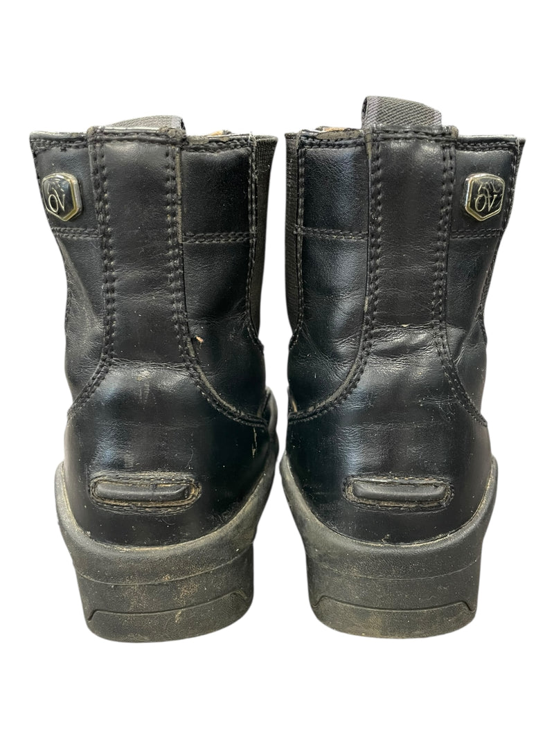 Ovation Paddock Boots - Black - Youth 13 - USED