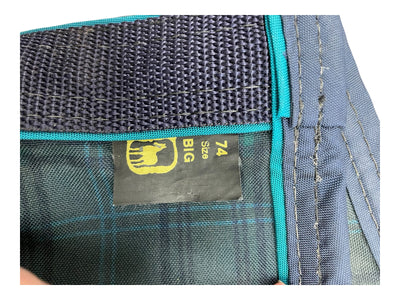 Big Dee's Lightweight Stable Sheet - Navy/Green - 74" - USED