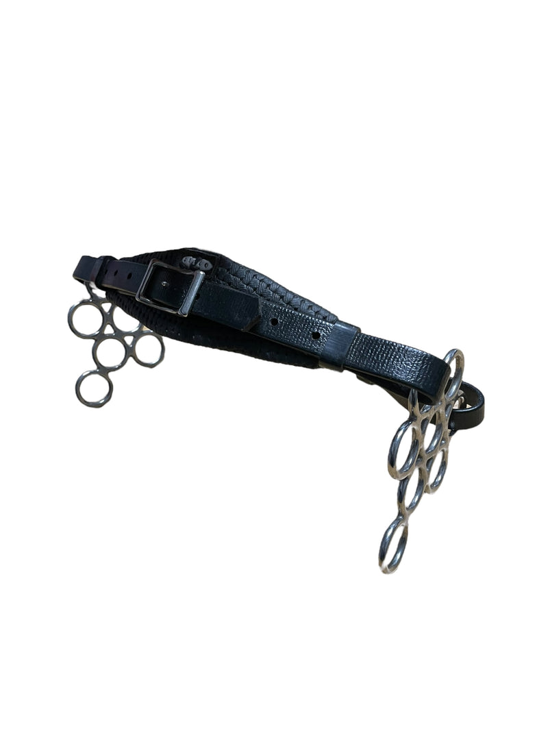 Zilco Flower Hackamore - Black - One Size - USED