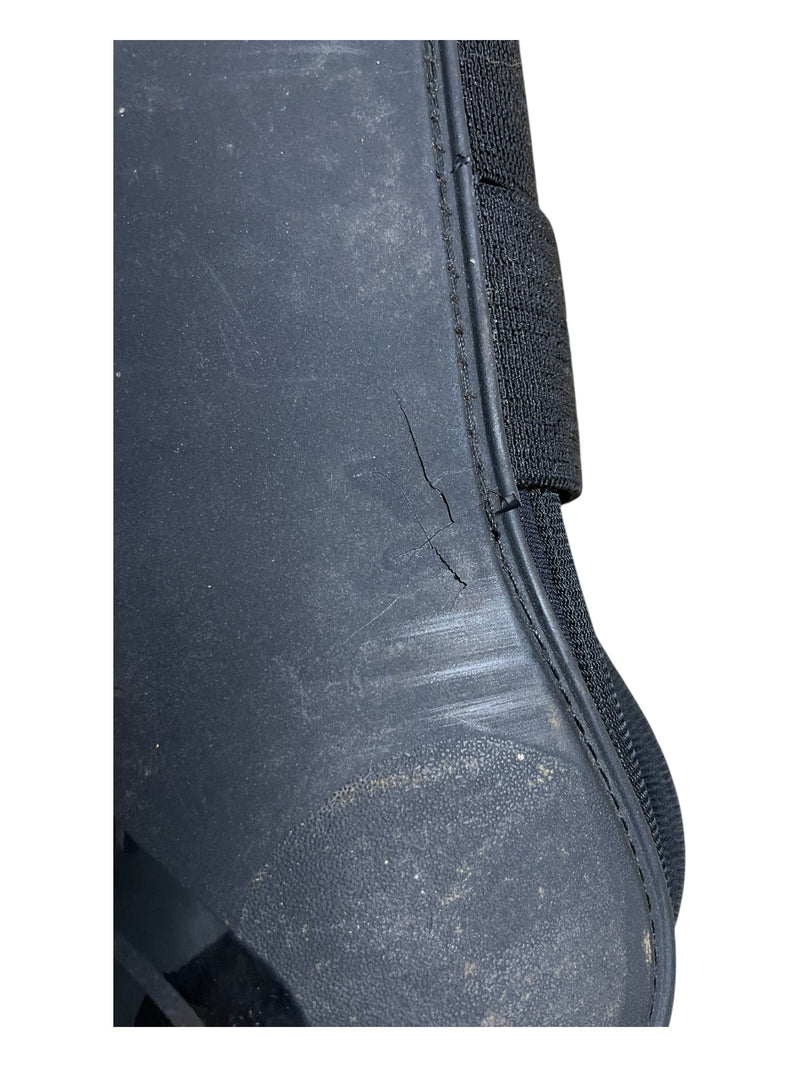 Unbranded Open Front Boots - Black - Est. Cob - USED