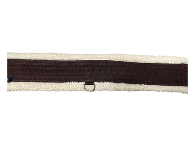 Shires Fleece Lined Girth - Brown/Natural - 44" - USED