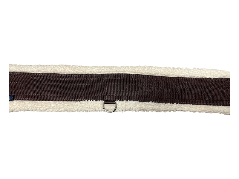 Shires Fleece Lined Girth - Brown/Natural - 44" - USED