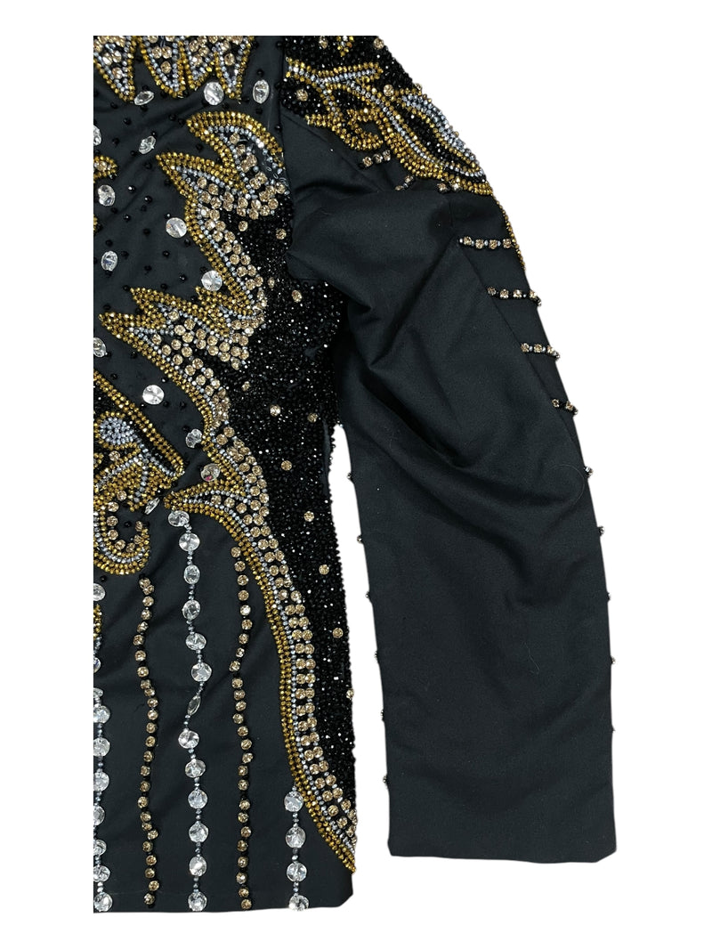 Showmanship Jacket - Black/Gold - Custom Measurements - USED