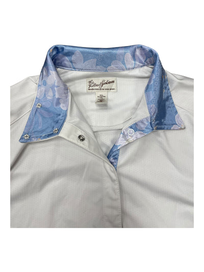 Tailored Sportsman LS Show Shirt - White/Blue - S - USED