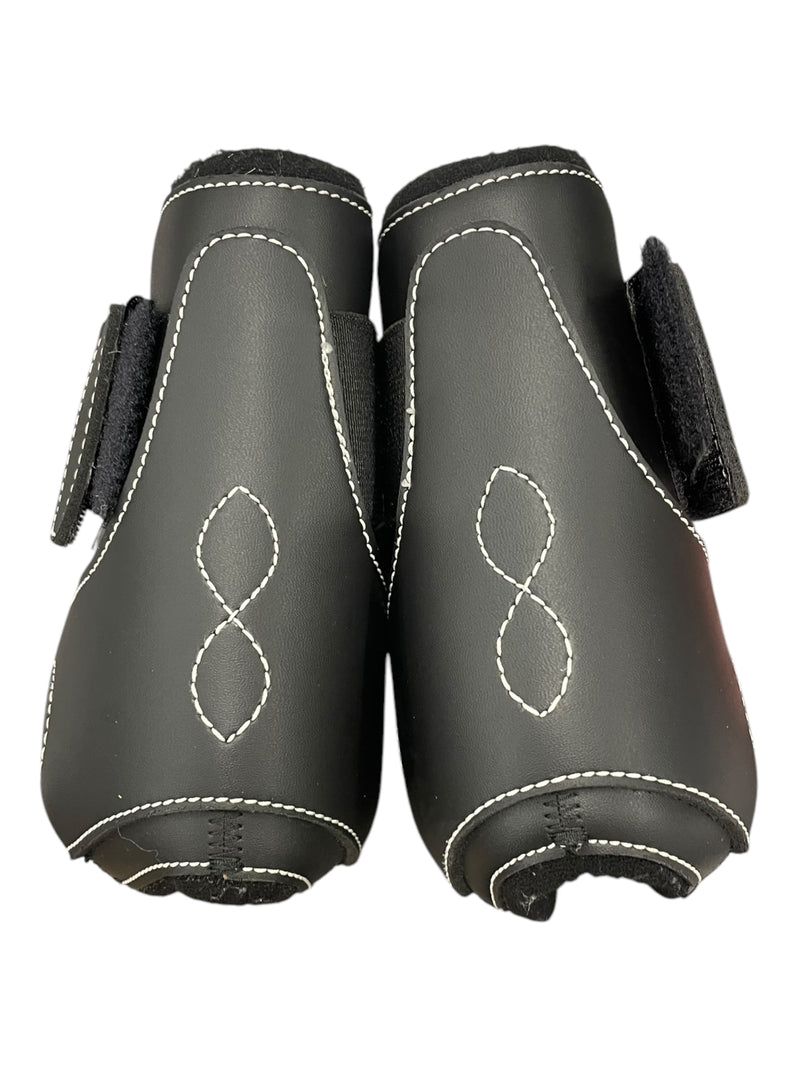 Grewal Synthetic Fetlock Boots - Black - L - USED