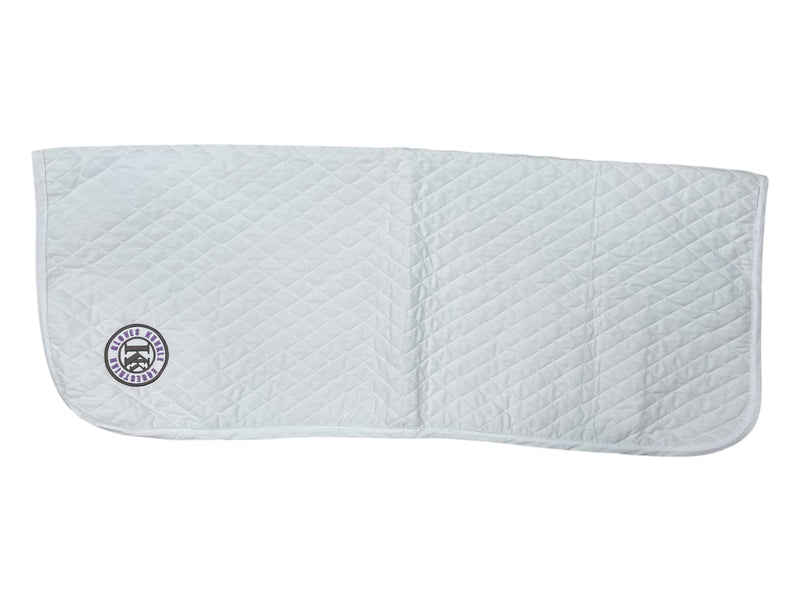 Kunkle Saddle Pad - White - Approx 34" Spine - USED