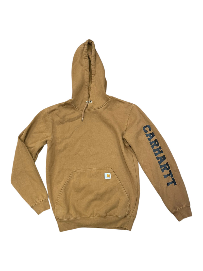 Carhartt Hoodie - Brown - S, Loose Fit - USED