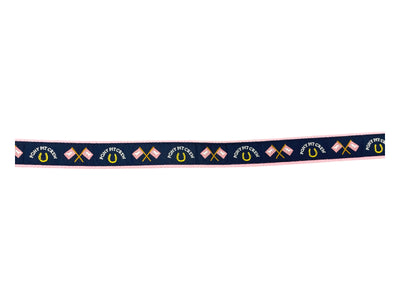 Eliza B Belt - Navy/Pink - 28 - USED