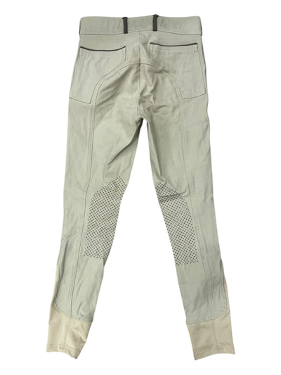 KP Breech - Tan/Brown Piping - Youth 14 - USED