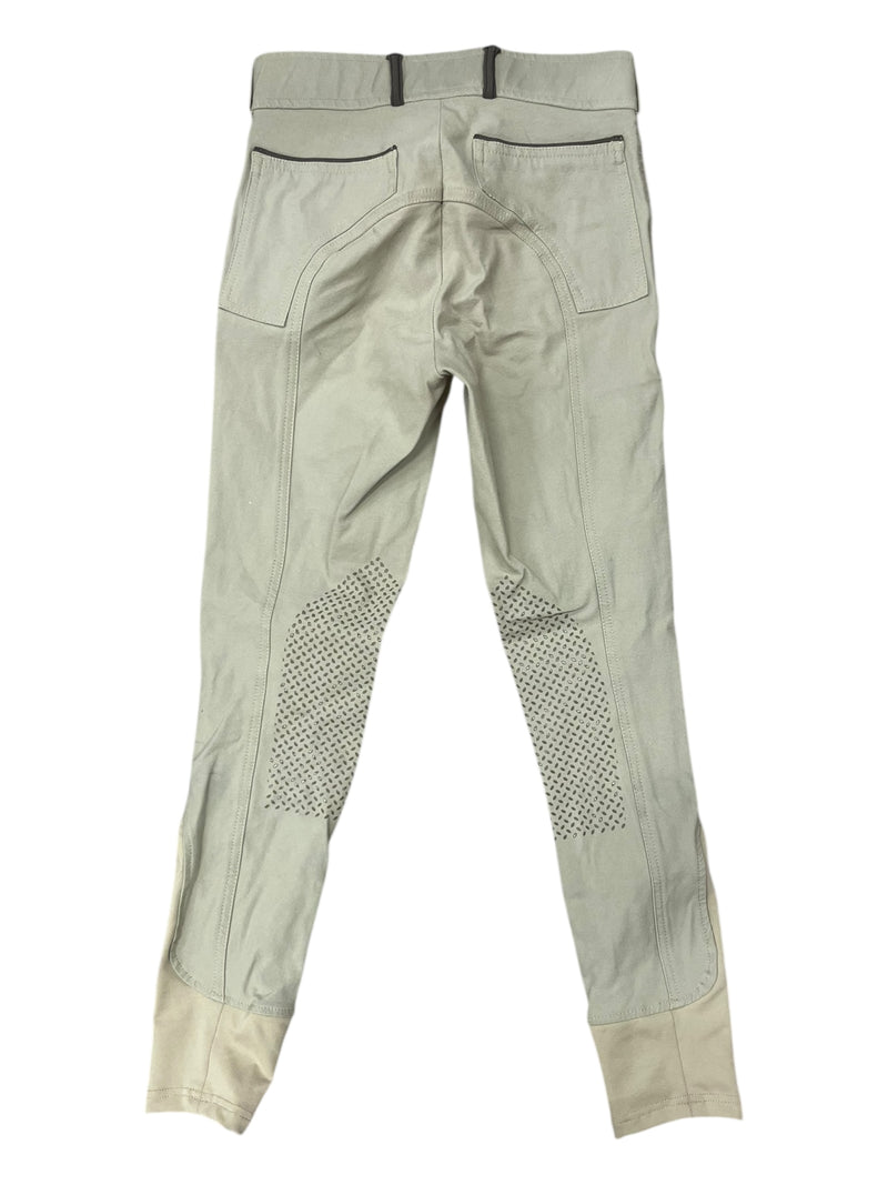 KP Breech - Tan/Brown Piping - Youth 14 - USED