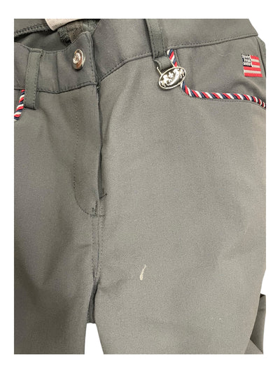 Equine Couture KP Breech - Charcoal/Multi - 28 Standard - USED