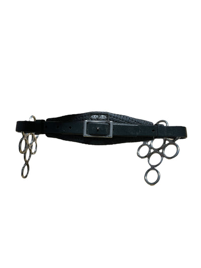 Zilco Flower Hackamore - Black - One Size - USED