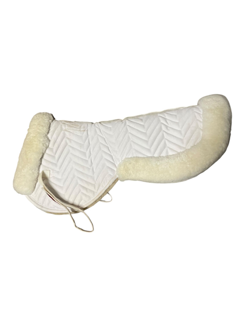 Fleeceworks AP Sheepskin Shimmable 1/2 Pad - White - L - USED