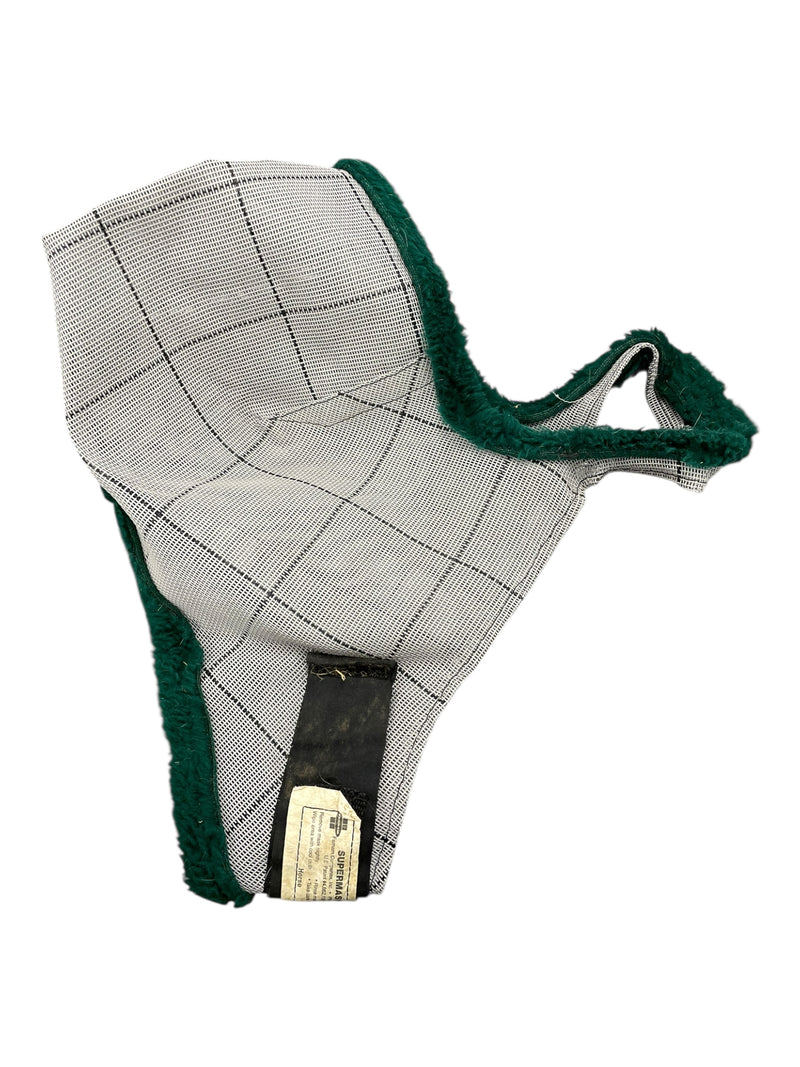Supermask Fly Mask - Gray/Green - Horse - USED
