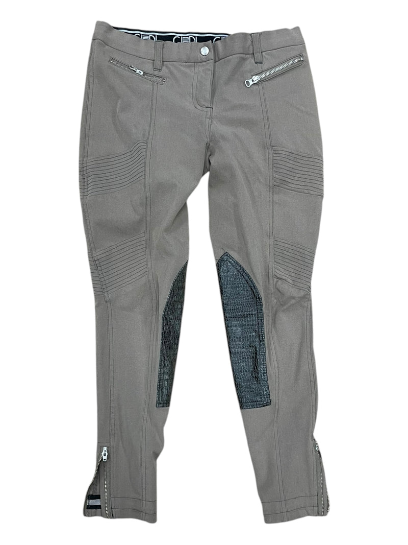 GhoDho KP Breech - Brown/Faux Croc Black - 32 - USED