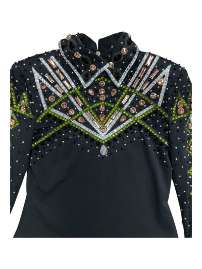 Western All Day Shirt - Black/Bling - Custom Measurements - USED