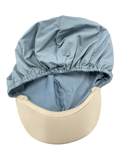 LeMieux Hat Silk *No Pom* - Blue/Grey - USED