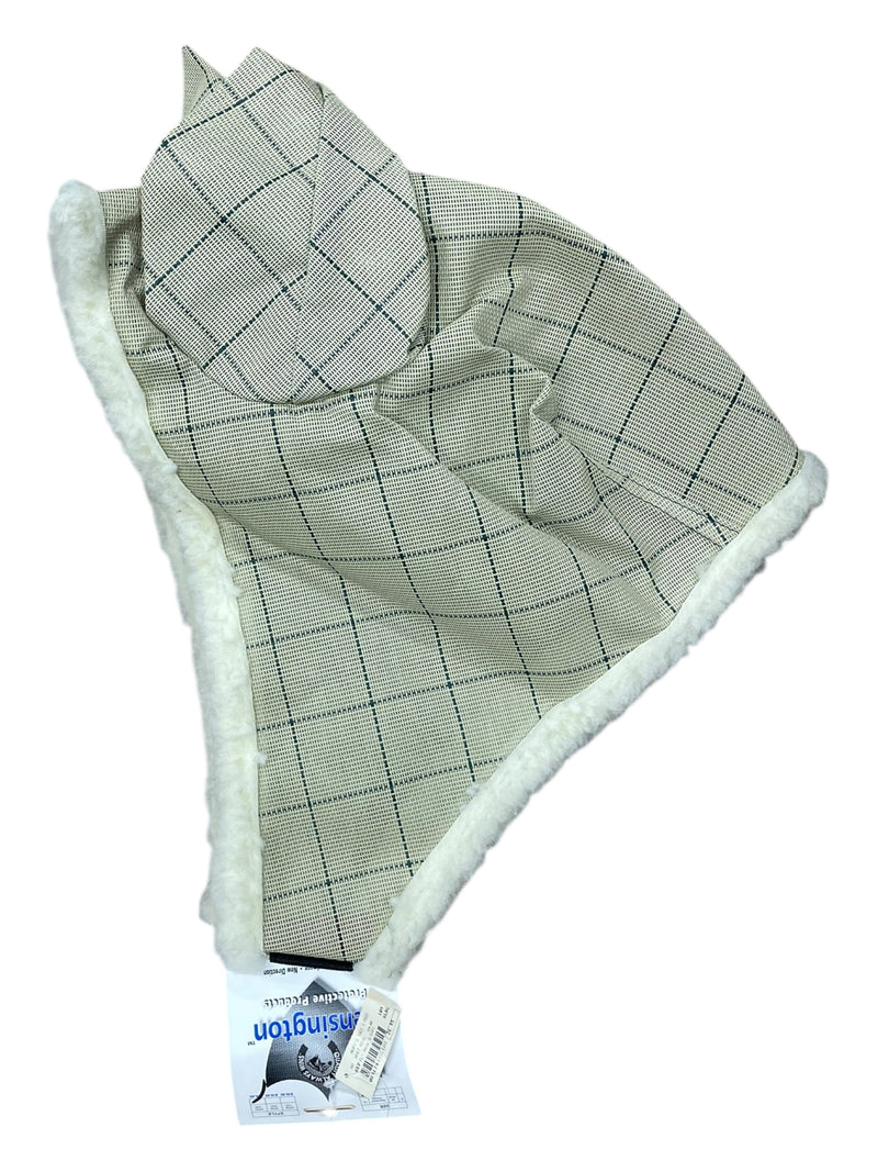 Kensington Fly Mask *NWT* - Tan/Green Check - XL - USED