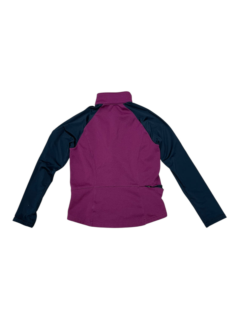 Kerrits 1/2 Zip Pullover - Berry/Black - Youth L - USED