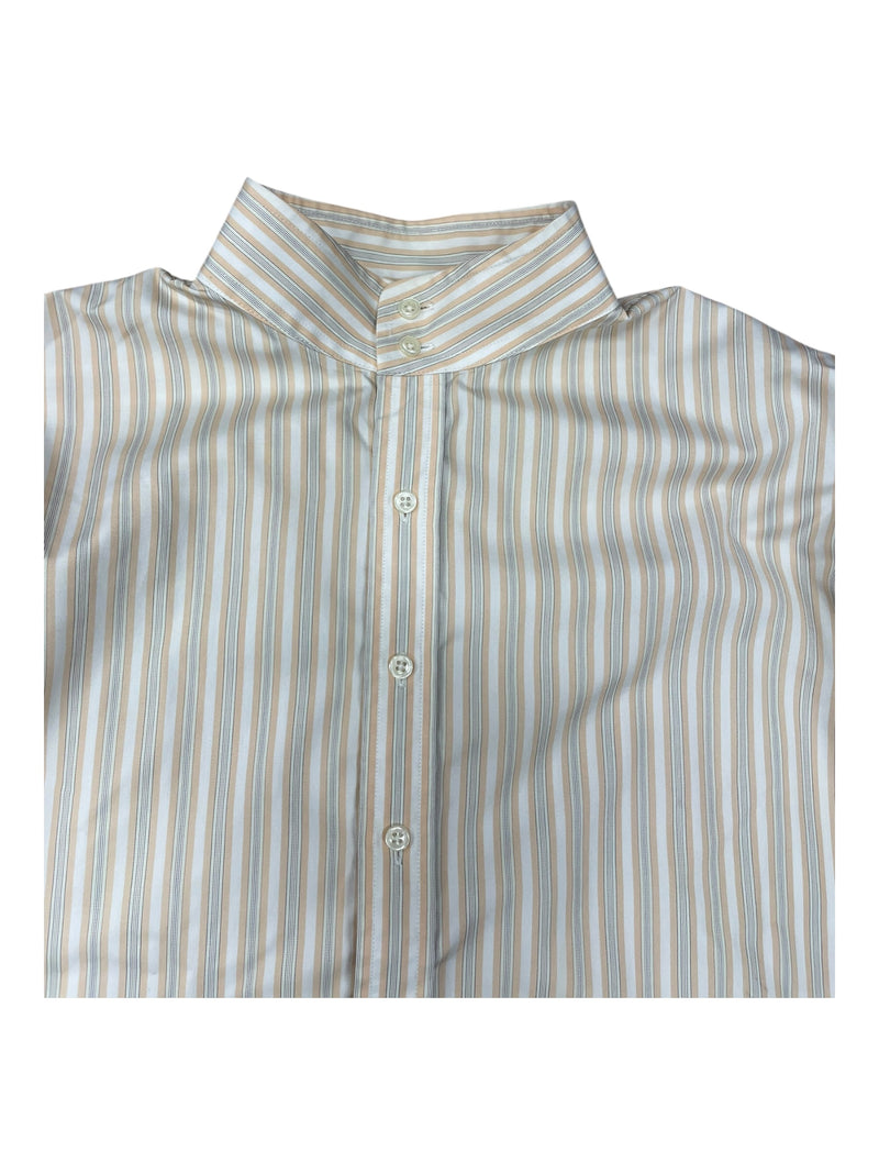 Tailored Sportsman LS Show Shirt - Cream Stripe - 12 - USED