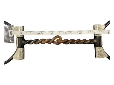 Twisted Wire Snaffle - Sweet Iron - Approx 5" - USED