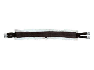 Fleece Girth - Brown/White - Approx 46" - USED