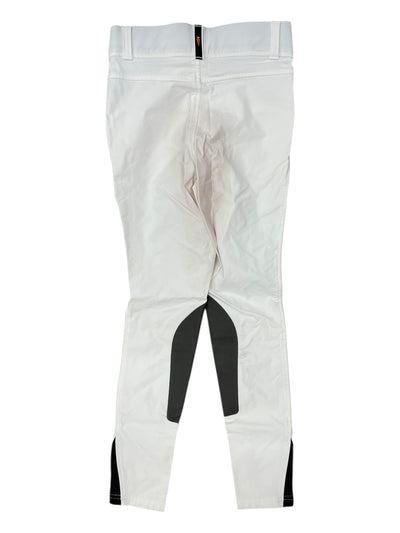 Kerrits KP Breech - White/Gray - Youth L - USED