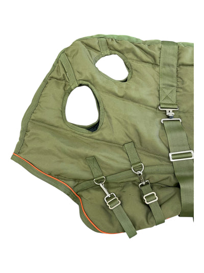 Country Pride Neck Cover W/ Face - Olive Green - L - USED