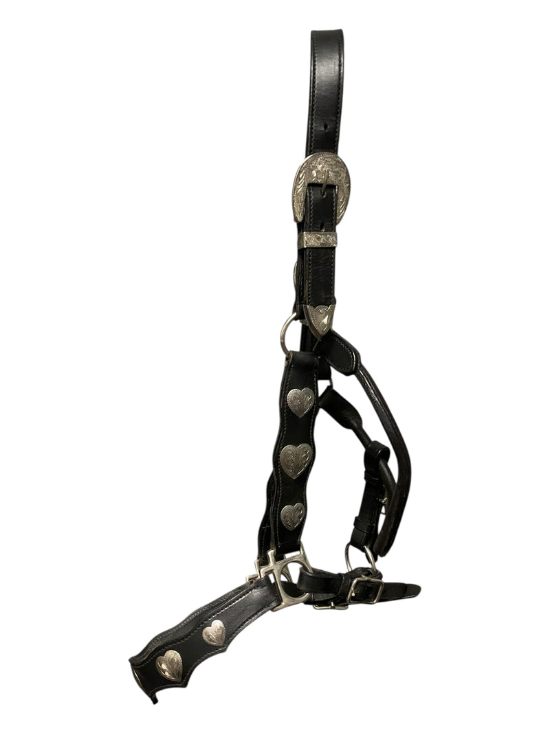Western Show Halter - Black/Silver - Est. F/S - USED