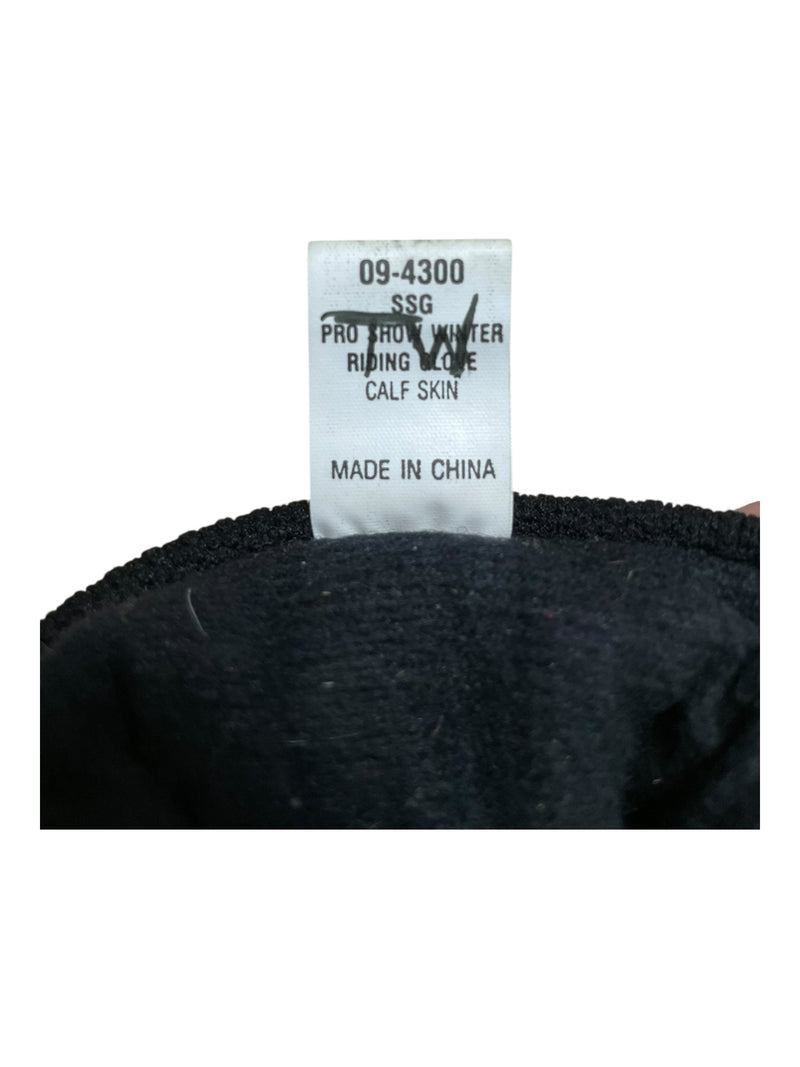 SSG Winter Calf Lined Gloves - Black - Est. M - USED