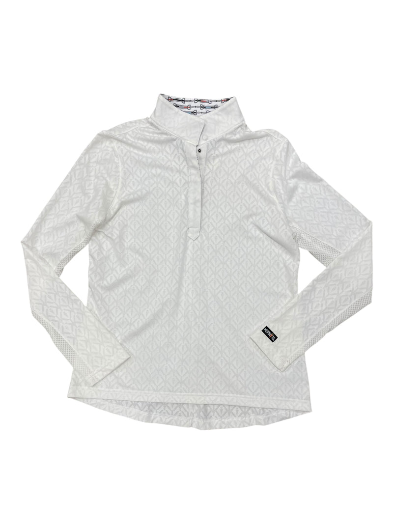 Kerrits LS Show Shirt - White - L - USED