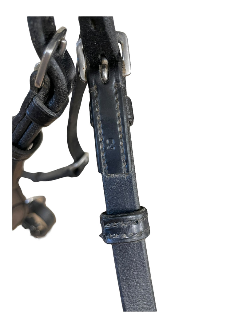 PS Of Sweden "Jump Off" Bridle - Black - Cob Size/Full Crown - USED