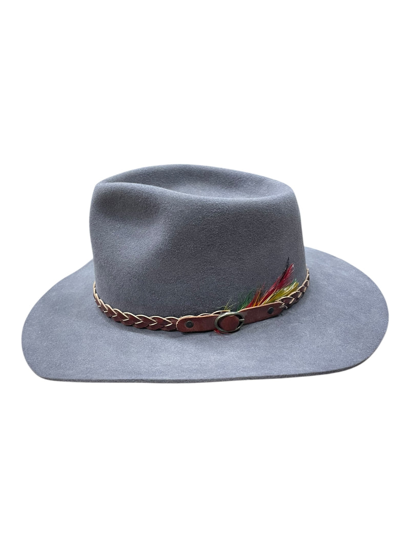 Akubra Stockman Australian Hat - Grey - 55 - USED